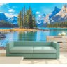 Papel De Parede Adesivo Paisagem Lago Montanhas GG452 - 2