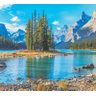Papel De Parede Adesivo Paisagem Lago Montanhas GG452 - 1