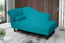 Ver imagem 2 de Recamier Divã Dubai 140 Cm Braço Direito Azul Tiffany