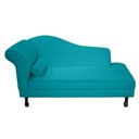 Ver imagem 1 de Recamier Divã Dubai 140 Cm Braço Direito Azul Tiffany