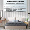 Ver imagem 5 de Papel de Parede Adesivo Listras Cinza e Branco Vertical 3m