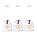 Ver imagem 1 de Kit 3 Pendentes Aramado Bala 23 Cm Decorações Cor: Branco