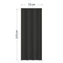 Ver imagem 4 de Porta Sanfonada de PVC 210cm x 72cm Plastporta Bcf Preto