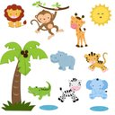 Ver imagem 1 de Adesivo Parede Infantil Safarí