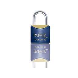 Cadeado com Chave 30mm Latão Azul Color Line Papaiz - 1
