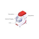 Ver imagem 5 de Amassadeira Espiral Ae 80 T e com Motor Trifásico e Cuba Giratória Branco g.Paniz 220V