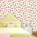 Ver imagem 1 de Papel de Parede Infantil Auto Adesivo Lavável Coruja Rosa