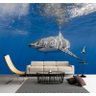Adesivo Natureza Fundo do Mar Tubarão Papel Parede Mar GG282 - 2