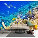 Ver imagem 2 de Adesivo Parede Paisagem Fundo do Mar Peixes Natureza GG368