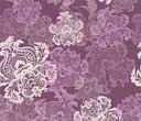 Ver imagem 2 de Papel de Parede Lavável Clássico Arabesco Violeta