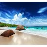Adesivo Parede Paisagem Praia Mar Pedras Natureza GG201 - 1