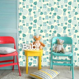 Papel de Parede Infantil Auto Adesivo Lavável Sapos - 1