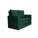Ver imagem 4 de Sofá Pequeno 02 Lugares 150cm Mobi Suede Verde Herrero