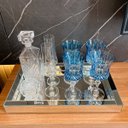Ver imagem 4 de Bandeja Decorativa Espelhada para Aparador, Mesa e Sala 30x50cm