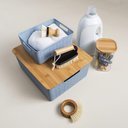 Ver imagem 3 de Escova de Bambu Oikos Redonda Preta para Limpeza