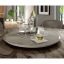 Ver imagem 2 de Bandeja Giratória Para Mesa 70cm Off White Tampo De Vidro