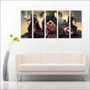 Ver imagem 4 de Quadro Decorativo Filmes Os Vingadores Mosaico 5 Peças G9
