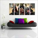 Ver imagem 3 de Quadro Decorativo Filmes Os Vingadores Mosaico 5 Peças G9