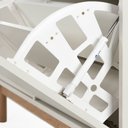 Ver imagem 6 de Sapateira Kaki 4 Portas 105 Cm X 35 Cm Tauari / Off White
