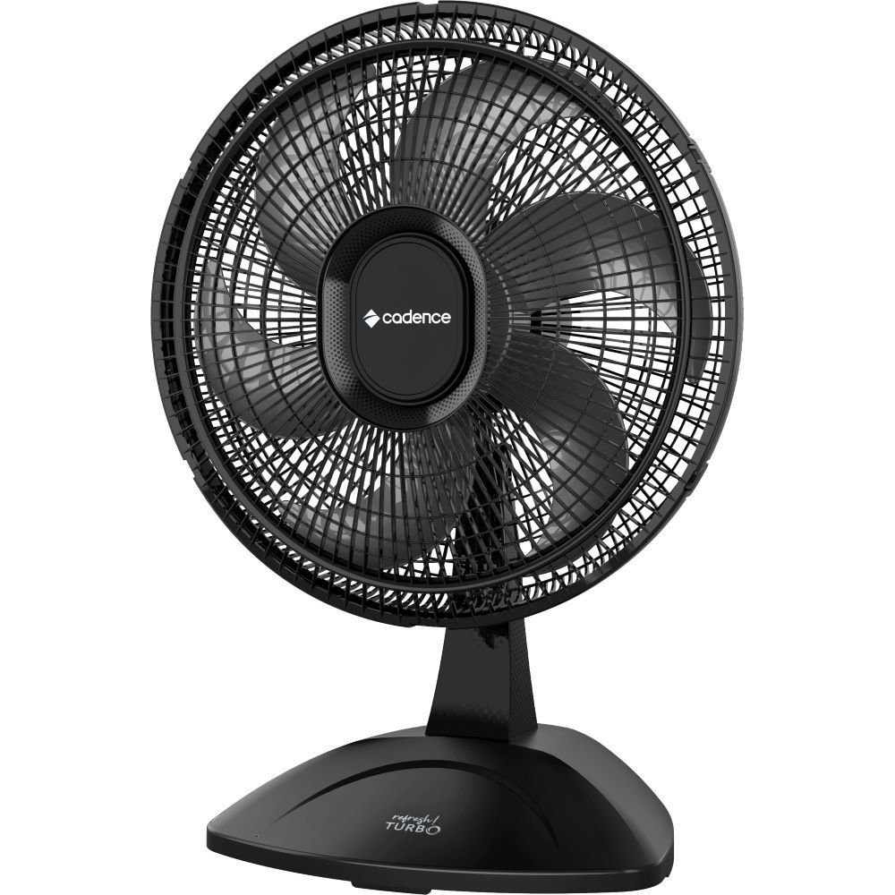 Ventilador de Mesa Cadence vtr410 Refresh Turbo Pro 6 Pás 3 Velocidades Preto 127v - 2