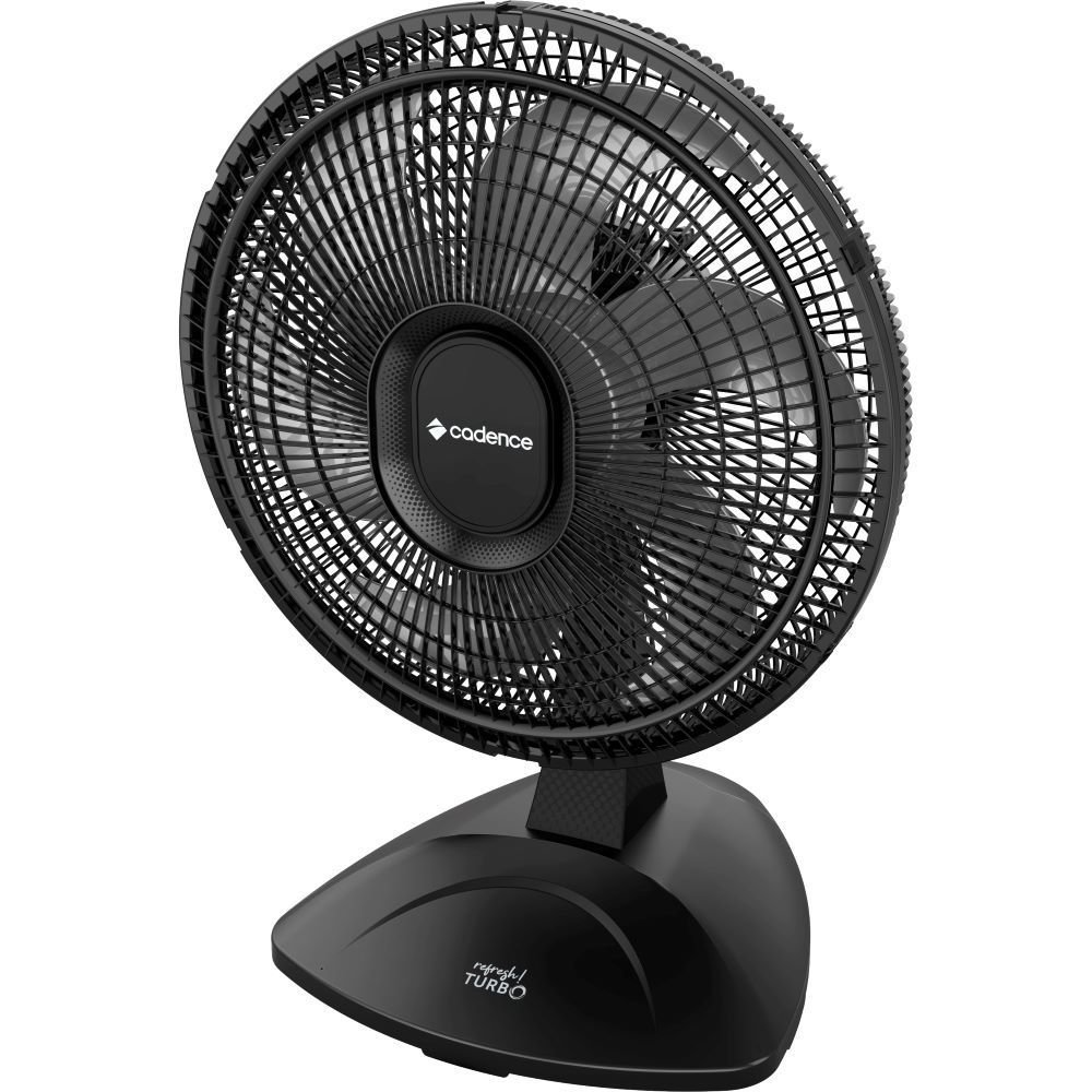 Ventilador de Mesa Cadence vtr410 Refresh Turbo Pro 6 Pás 3 Velocidades Preto 127v - 3