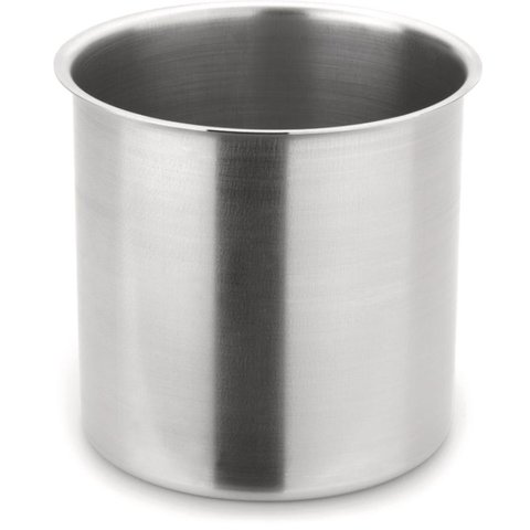 Balde De Aço Inox Multiuso Talheres 12 Cm Diametro