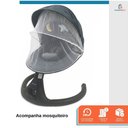 Ver imagem 3 de Cadeira de Descanso e Balanço Cadeirinha para Bebê com Musica Mosquiteiro e Controle Remoto Preta