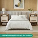 Ver imagem 2 de Kit 2 Mesas de Cabeceira 2 Gavetas 45 cm Valente Plus Cedro Areia Rudk