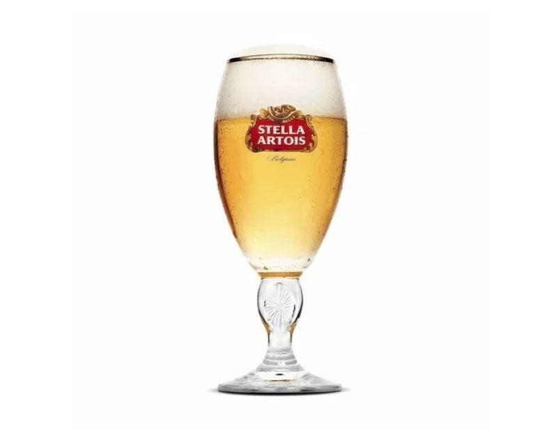 Quatro Taças Stella Artois 250 Ml Importado Maleta Especial - 4