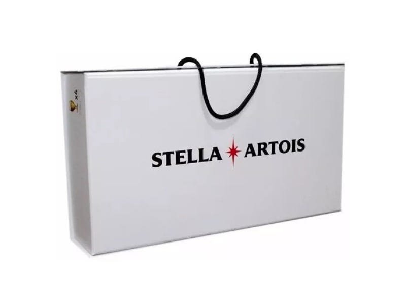 Quatro Taças Stella Artois 250 Ml Importado Maleta Especial - 2