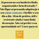Ver imagem 7 de Cabide 2 Ganchos Rosas de Ferro - Suporte Duplo:azul
