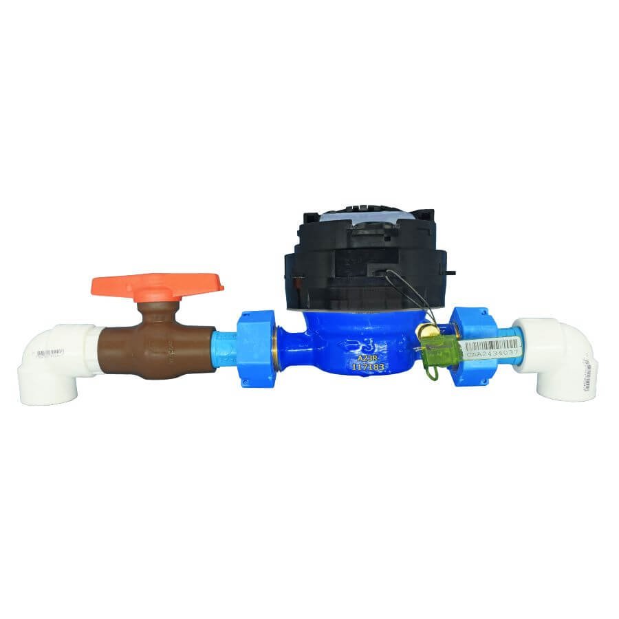 Kit Cavalete Pvc com Hidrômetro Unijato 3m³/h 1/2 Dn15mm Renova Medição. Kit Cavalete Pvc Dn15 (1/2 - 2