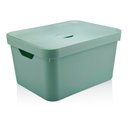 Ver imagem 1 de Caixa Organizadora Gigante Tampa Verde Ou Multiuso 46X36X24