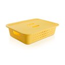 Ver imagem 1 de Caixa Organizadora Com Tampa 9 L Marca Ou Cor Amarelo 41x31