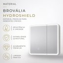 Ver imagem 2 de Espelheira para Banheiro com 2 Portas LED Touch 68cm Resistente a Umidade