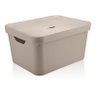 Caixa Organizadora Com Tampa Bege Marca Ou 46X36X24 Cm - 1