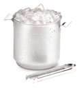 Ver imagem 1 de Balde Para Gelo Inox champanheira 1,3 Litros Com Pinça Bar