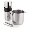Conjunto Bartender Com Coqueteleira Balde Pinça Aço Inox - 1