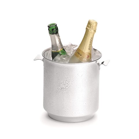 Balde Para Garrafas 4,5 L Grande Cabe 2 Garrafas De 1 L Inox