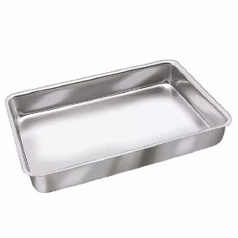 Assadeira Alta De Alumínio Continental Nº3 (35x24x4,2cm)