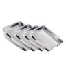 Conjunto de assadeiras retangular de alumínio 4 peças - 2