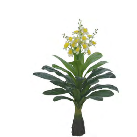 Planta Árvore Artificial Flor Real X21 Creme 90cm
