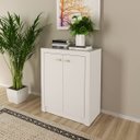 Ver imagem 1 de Balcão Escritório com 2 Portas Multimóveis Cr25013 Branco