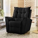 Ver imagem 7 de Poltrona do Papai Reclinável King Veludo Speciale Home Preto