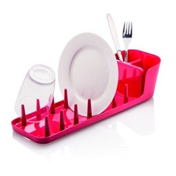 Escorredor De Pratos Prático Branco De Polipropileno Ou - 2