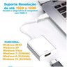Cabo Adaptador Conversor Usb Hdmi 1080p Placa Multi Telas - 14
