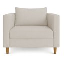 Ver imagem 4 de Kit 2 Poltronas Decorativa Helena Linho Bege Dal Poz Estofados