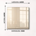 Ver imagem 7 de Espelho Quadrado com Led Decorativo de Parede Bateria