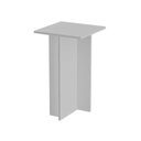 Ver imagem 4 de Mesa de Cabeceira Kyoto MDF-MDP Moderno Branco Mercado Das Prateleiras