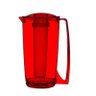 Jarra Água Suco Vitra com Resfriador Interno 1,8L Vermelho Ou - 1